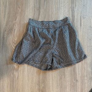 Black and White Women's Shorts